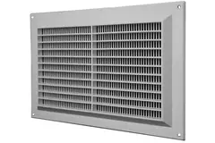 Griglia di aerazione rettangolare con grata 250x170 grigia - VR2517P