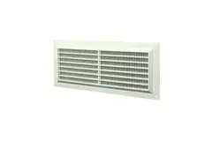 Griglia di aerazione rettangolare con grata 130x300 bianca - VR1330
