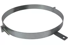 Staffa a pavimento sendzimir zincata Ø 250 mm (245-265)