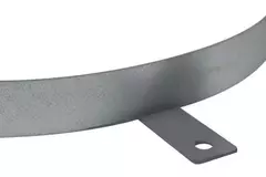 Staffa a pavimento sendzimir zincata Ø 250 mm (245-265)