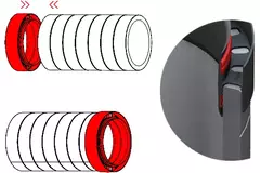 Raccordo per tubo isolato diametro 160mm