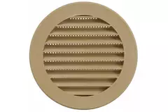 Griglia con alette diametro 100 mm beige - VR100Y
