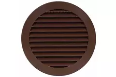 Griglia con alette diametro 125 mm marrone - VR125B