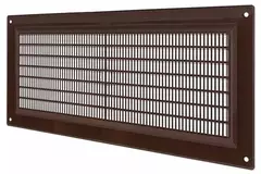 Griglia di aerazione rettangolare con grata 130x300 mm marrone - VR1330B
