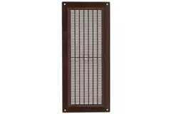 Griglia di aerazione rettangolare con grata 130x300 mm marrone - VR1330B