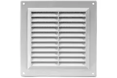 Griglia di aerazione quadrata con grata 150x150 mm marrone - VR1550B