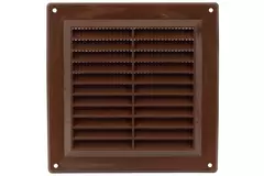 Griglia di aerazione quadrata con grata 150x150 mm marrone - VR1550B