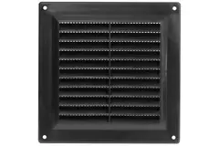 Griglia di ventilazione quadrata 150x150 mm nera - VR1515M