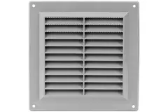 Griglia di aerazione quadrata con grata 150x150 mm grigia - VR1515P