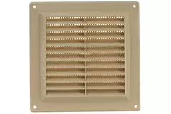 Griglia di aerazione quadrata con grata 150x150 mm beige - VR1515Y