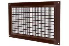 Griglia di aerazione rettangolare con grata 250x170 mm marrone - VR2517B
