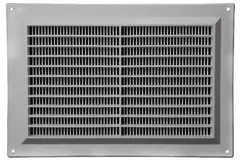 Griglia di aerazione rettangolare con grata 250x170 grigia - VR2517P