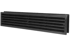 Griglia per porta 450x92 mm nera - VR459M