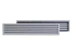 Griglia in plastica 450x92 mm grigia - VR459P