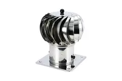 Aspiratore da tetto eolico Cowl 150 mm acciaio inox faldale tetto incluso - 65 m3/h