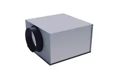 Plenum non isolato per diffusori ad effetto elicoidale quadrati 494x494 mm (WP100S)