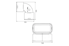 Ubbink Air Excellent 55SC kit curva verticale