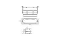 Ubbink Air Excellent 45SC kit raccordo sigillante