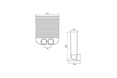 Ubbink Air Excellent Adattatore griglia 34C
