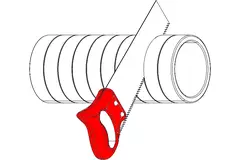 Tubo di ventilazione isolato EPS 1 metro diametro 200mm