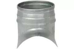 Raccordo a sella Ø 80 mm - 80 mm (90°) - Zincato (non SAFE)
