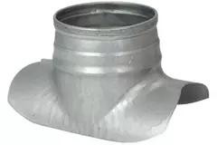 Raccordo a sella Ø 80 mm - 80 mm (90°) - Zincato (non SAFE)